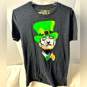 Chive Tees Bill Murray St. Pattys Day Men's T-Shirt Dark Gray Size Medium BFM